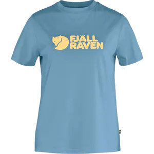 Hovedbilde Fj&auml;llr&auml;ven Logo Tee Dame Dawn Blue