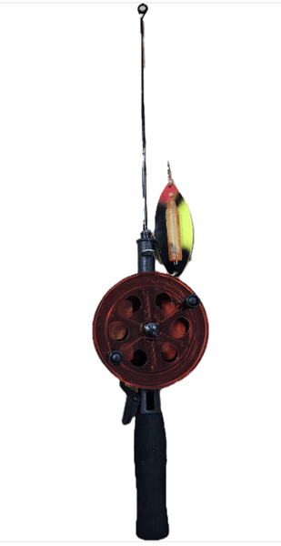 Røyesett 90mm med sene,røyeblink og flash-led